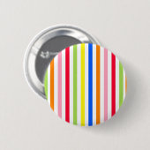 Mehrfarbige Candy Stripes Button (Vorne & Hinten)