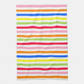 Mehrfarbige Candy Stripes Geschirrtuch (Vertikal)
