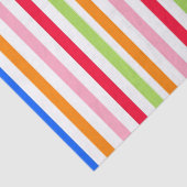 Mehrfarbige Candy Stripes Seidenpapier (Detail)