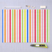 Mehrfarbige Candy Stripes Seidenpapier (Handwerk)