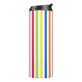Mehrfarbige Candy Stripes Thermosbecher (Nach links gedreht)