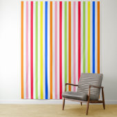 Mehrfarbige Candy Stripes Wandteppich (Beispiel)