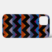 Mehrfarbige Chevron-Zickzack-Streifenmuster Case-Mate iPhone Hülle (Rückseite (Horizontal))