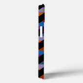 Mehrfarbige Chevron-Zickzack-Streifenmuster Case-Mate iPhone Hülle (Rückseite / Rechts)