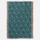 Mehrfarbige christliche Kreuze Muster Decke (Vorderseite Vertikal)
