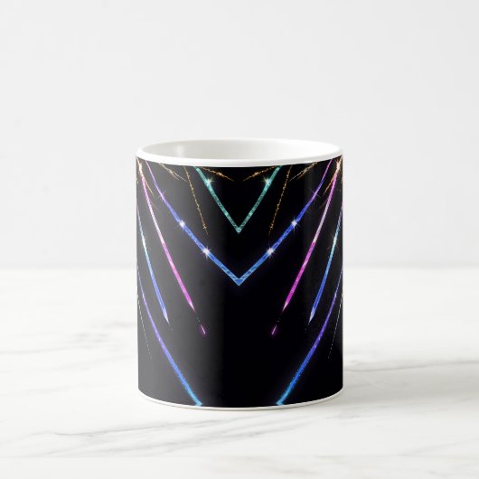 Mehrfarbige Commit Streaks Kaffeetasse (Mittel)