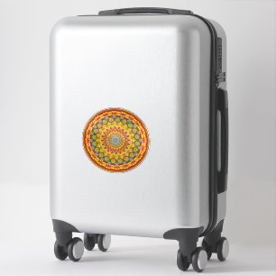 Mehrfarbige dekorative Mandala Aufkleber