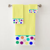 Mehrfarbige Dosen Badehandtuch Set (Insitu)