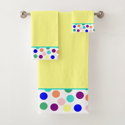 Mehrfarbige Dosen Badehandtuch Set (Insitu)