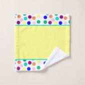 Mehrfarbige Dosen Badehandtuch Set (Waschlappen)