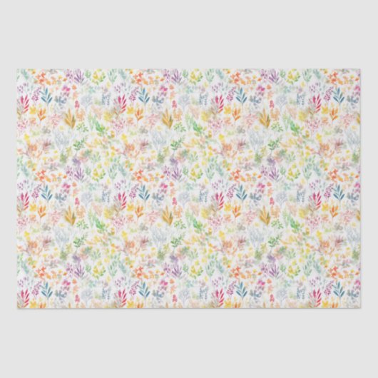 Mehrfarbige Ebenen lebendiger Blätter Seidenpapier (Vorderseite)