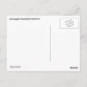 Mehrfarbige Eiscreme mit Mustaches Postkarte (Rückseite)