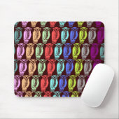 Mehrfarbige Eulen Mousepad (Mit Mouse)