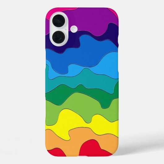 mehrfarbige Farbe Case-Mate iPhone Hülle (Rückseite)