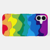 mehrfarbige Farbe iPhone Hülle (Rückseite (Horizontal))