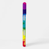 mehrfarbige Farbe iPhone Hülle (Rechte Seite)