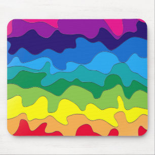 mehrfarbige Farbe Mousepad