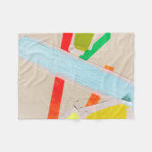 mehrfarbige Farben Fleecedecke (Vorderseite (Horizontal))
