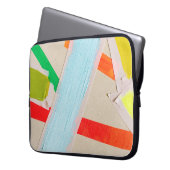 mehrfarbige Farben Laptopschutzhülle (Vorderseite Links)