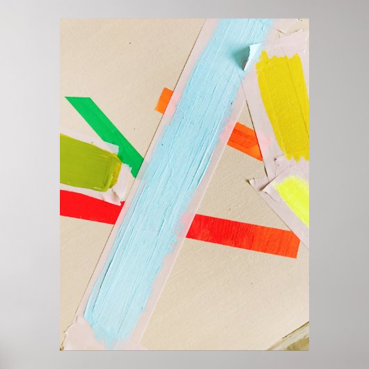 mehrfarbige Farben Poster (Vorne)