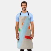 mehrfarbige Farben Schürze (Getragen)