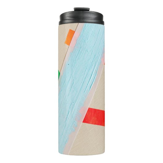 mehrfarbige Farben Thermosbecher (Vorderseite)