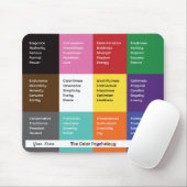 Mehrfarbige Farbpsychologie Mousepad (Mit Mouse)