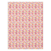 Mehrfarbige Farbstriche Tischdecke (Vorderseite)