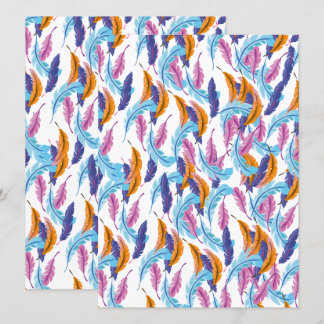 mehrfarbige Feathers