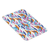 mehrfarbige Feathers Magnet (Rechte Seite)