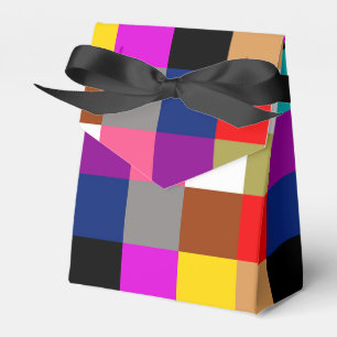 Mehrfarbige Fette Farbblöcke Design Geschenkschachtel