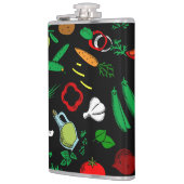 Mehrfarbige Flasche Flachmann (Links)