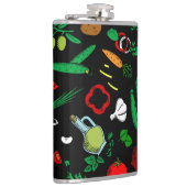 Mehrfarbige Flasche Flachmann (Rechts)