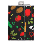 Mehrfarbige Flasche Flachmann (Rückseite)