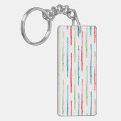 Mehrfarbige Flöten Schlüsselanhänger (Vorderseite links)