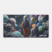 Mehrfarbige Flugzeuge Raumfahrt Schreibtischunterlage (Vorderseite)