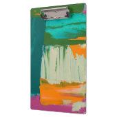 Mehrfarbige freie Ausdruck-Malerei Klemmbrett (Links)