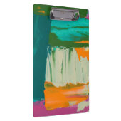 Mehrfarbige freie Ausdruck-Malerei Klemmbrett (Rechts)