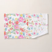 Mehrfarbige Frühlingsblumen Badehandtuch-Set Badhandtuch Set (Handtuch)