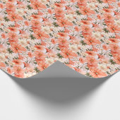 mehrfarbige Frühlingsblumen Geschenkpapier (Ecke)