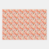 mehrfarbige Frühlingsblumen Geschenkpapier Set (Vorderseite 2)
