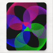 Mehrfarbige Fusion Geometrische Mauspad (Vorne)