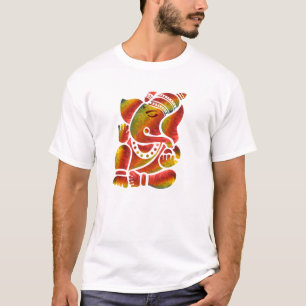 Mehrfarbige Ganesha-Malerei T-Shirt
