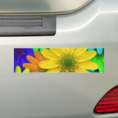 Mehrfarbige Gänseblümchen Autoaufkleber (Auf Auto)