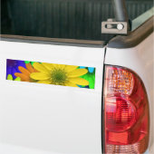 Mehrfarbige Gänseblümchen Autoaufkleber (Auf Lkw)