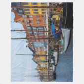 MEHRFARBIGE GEBÄUDE FLEECEDECKE (Vorderseite)