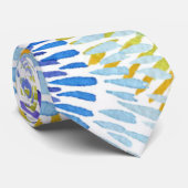 Mehrfarbige gefärbte Krawatte (Gerollt)