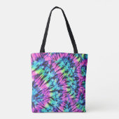 mehrfarbige Gefärbte Krawatte Tasche (Rückseite)