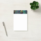 Mehrfarbige gekritzelte abstrakte Kunst Post-it Klebezettel (Büro)