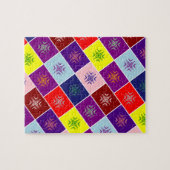 mehrfarbige geometrische Kunst Puzzle (Horizontal)